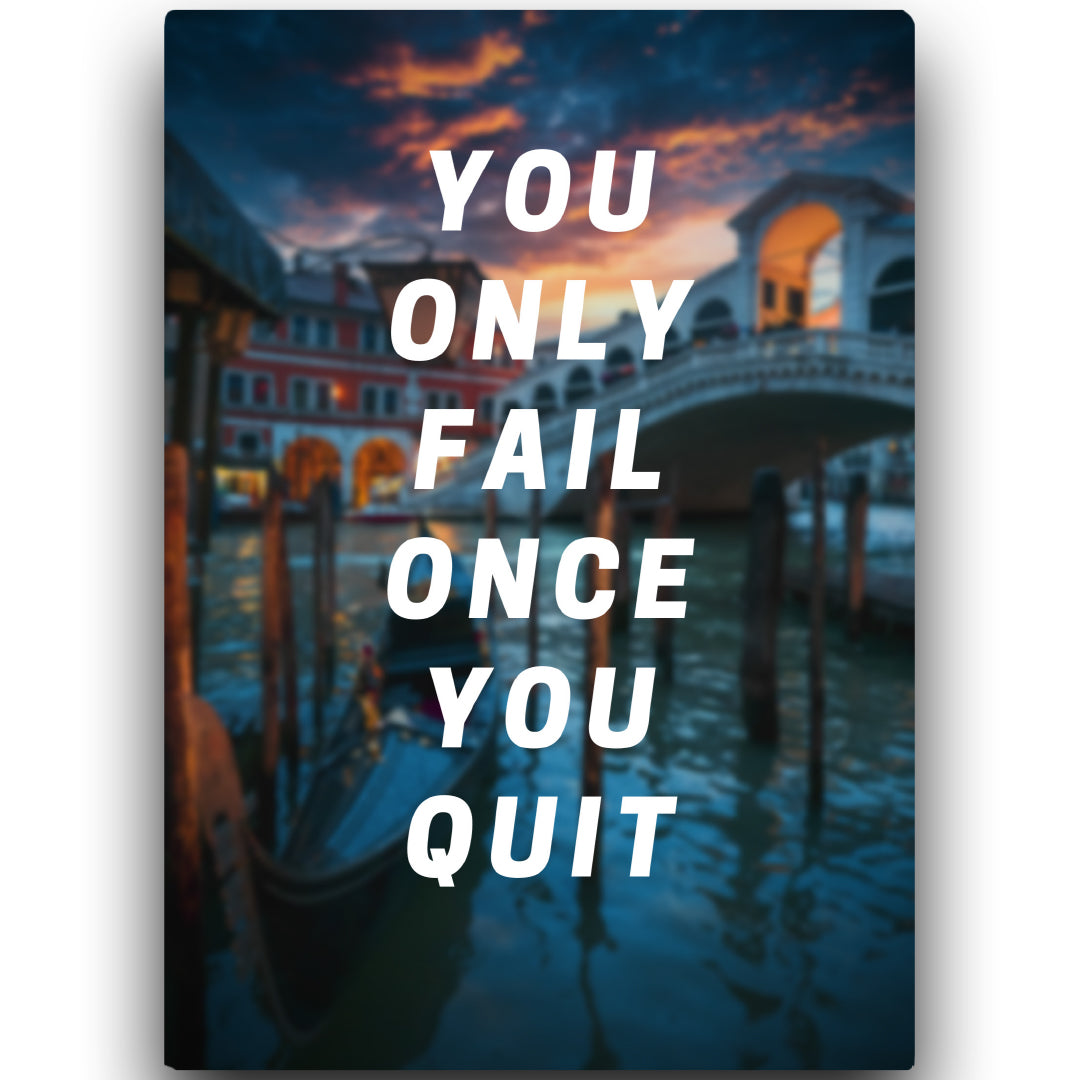 Poster - You only fail