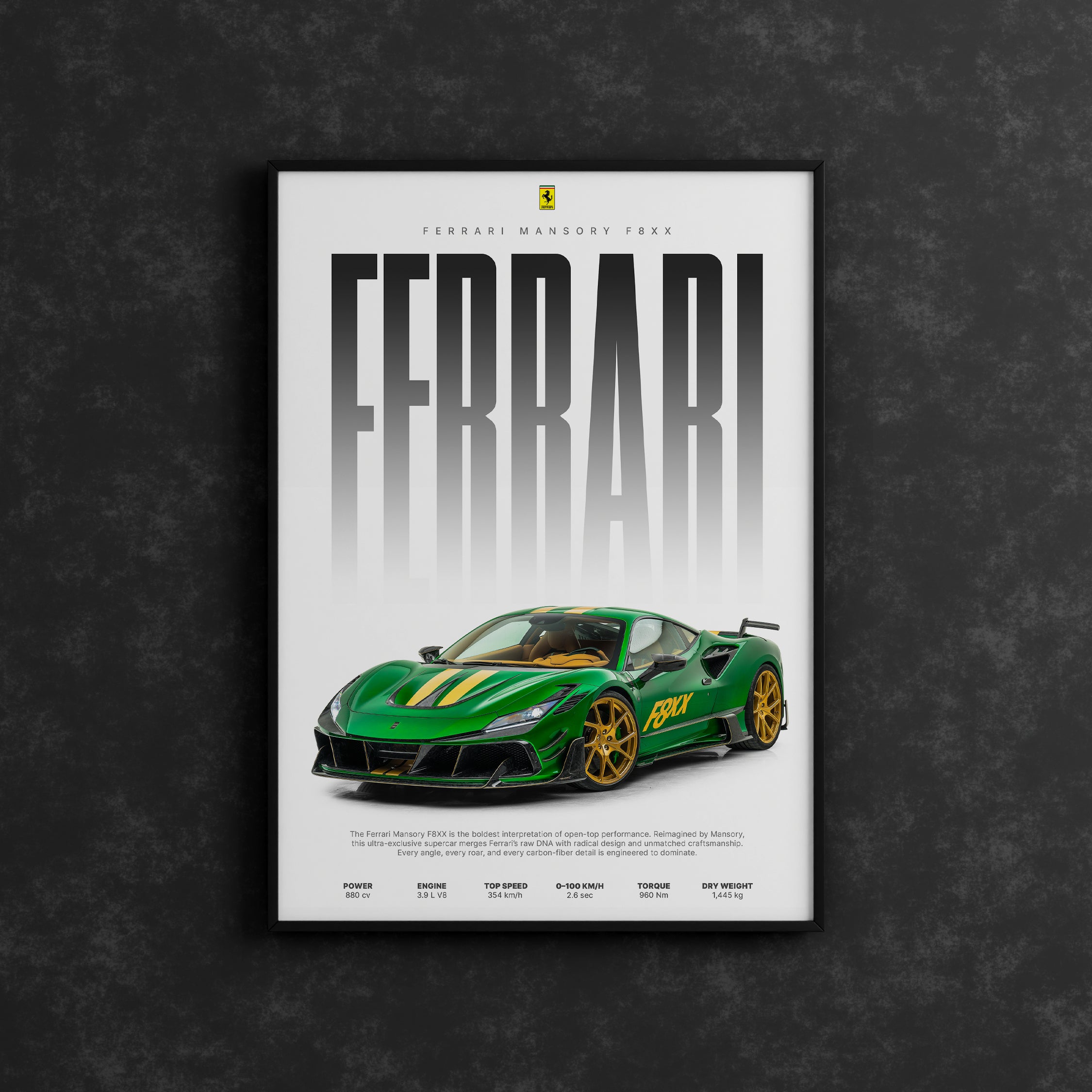 Poster - Mansory F8XX