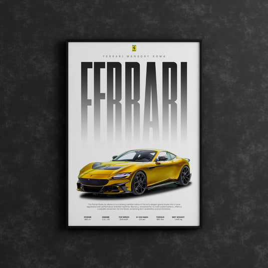 Poster - Ferarri Mansory Roma