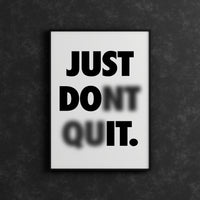 Poster - Just Do It