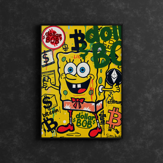 Poster - Svampbob Fyrkant